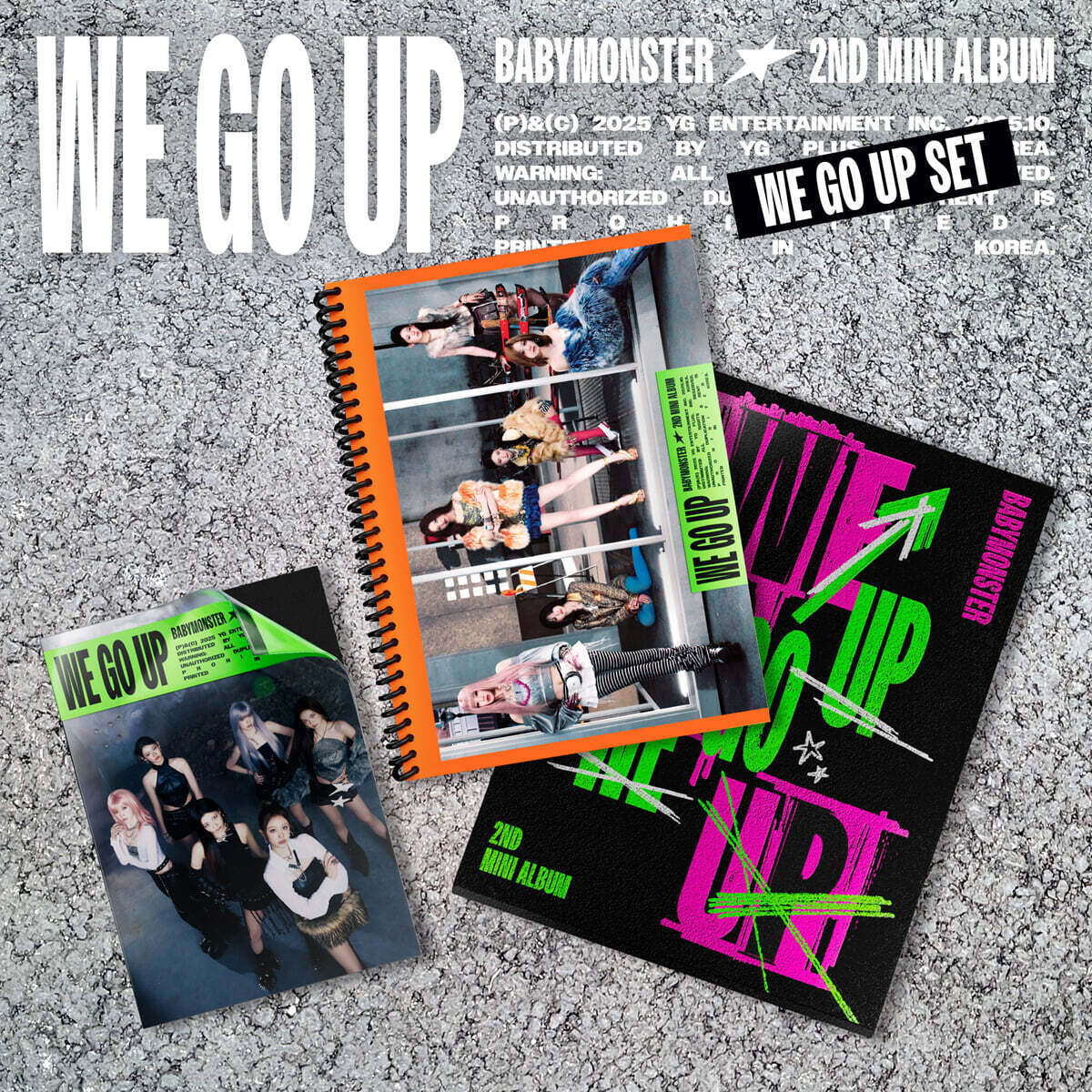 BABYMONSTER We Go Up Album KPOP RS BABYMONSTER We Go Up Album KPOP RS