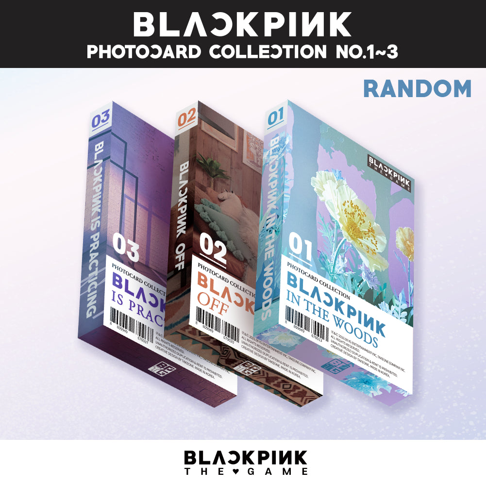 PREORDER BLACKPINK The Game Photocard Collection 1-3
