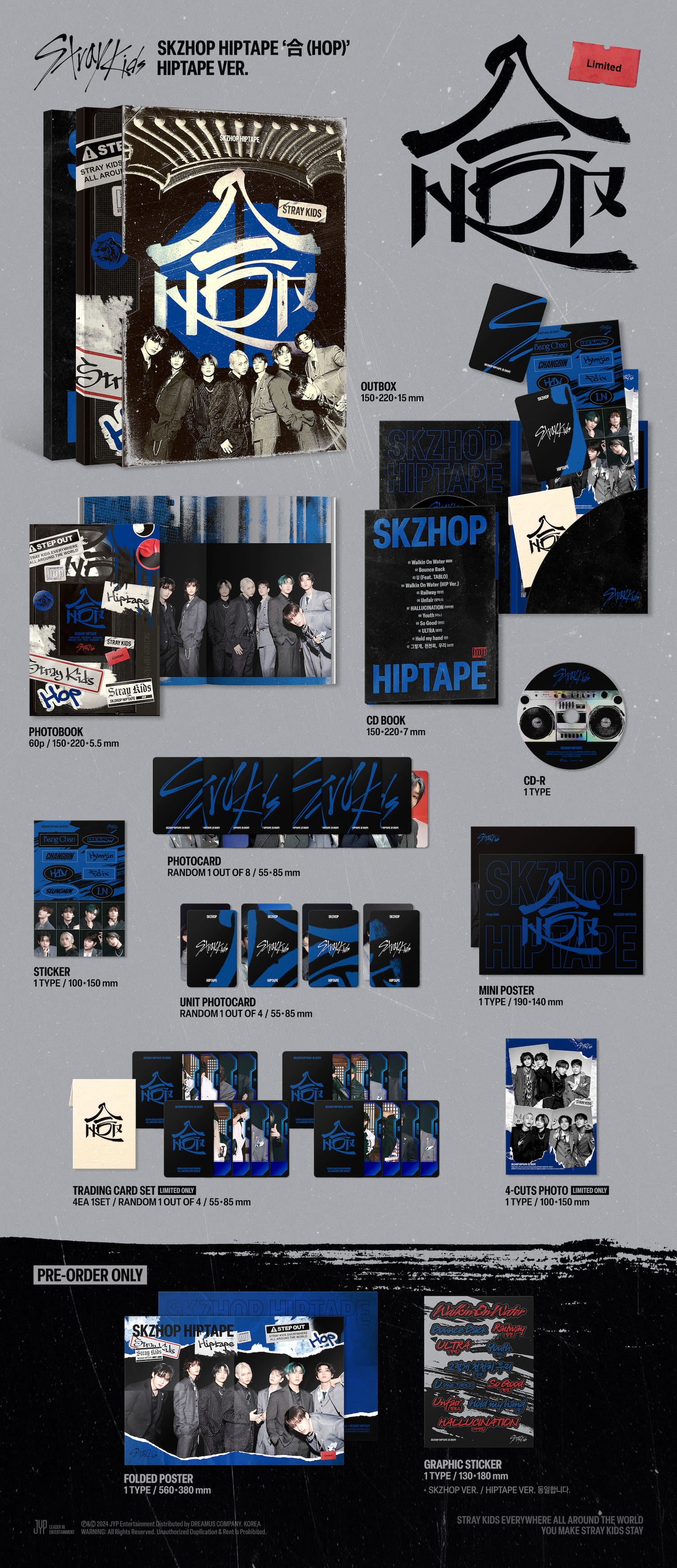 Stray Kids Hop LIMITED Album KPOP.RS