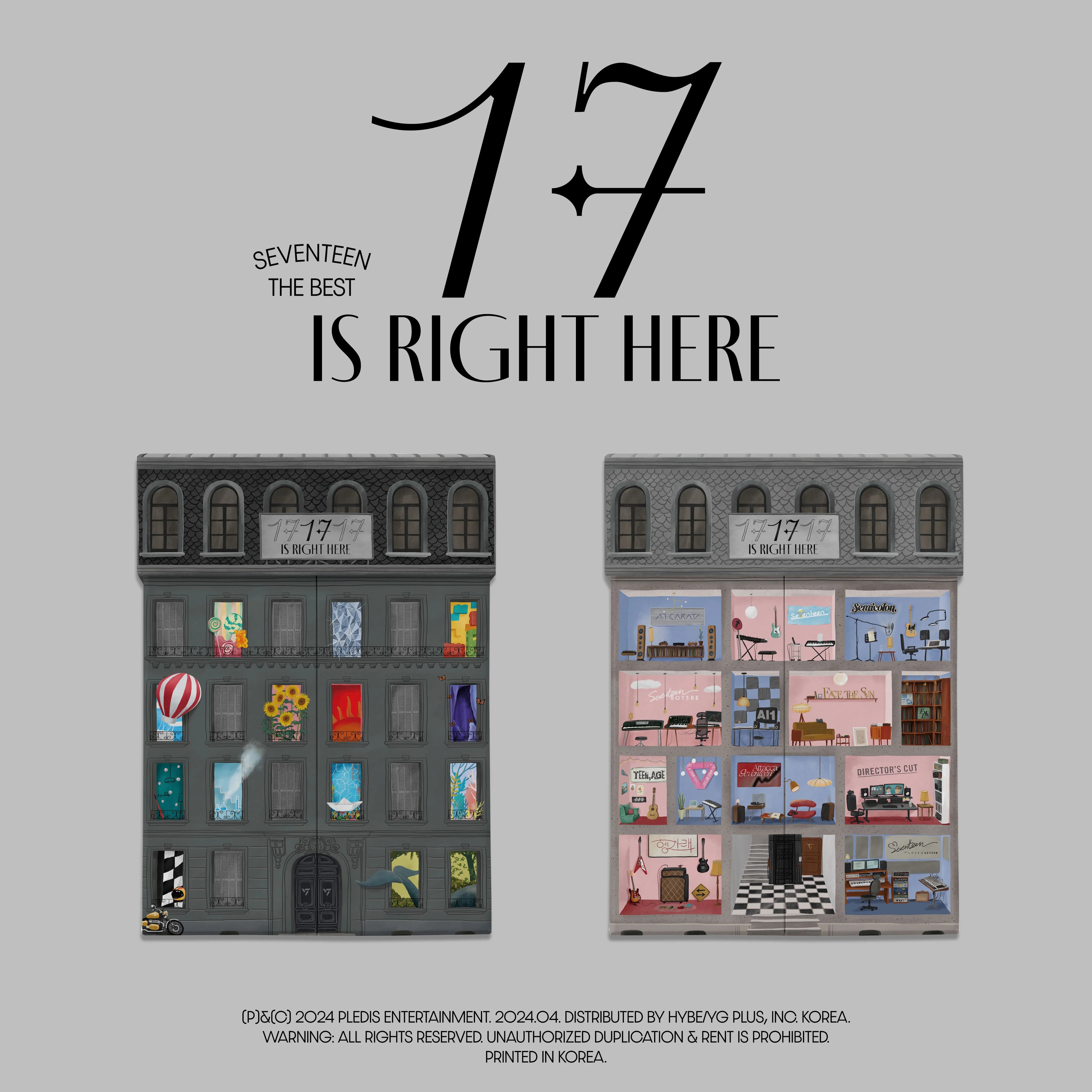 PREORDER SEVENTEEN Best Album - 17 Is Right Here
